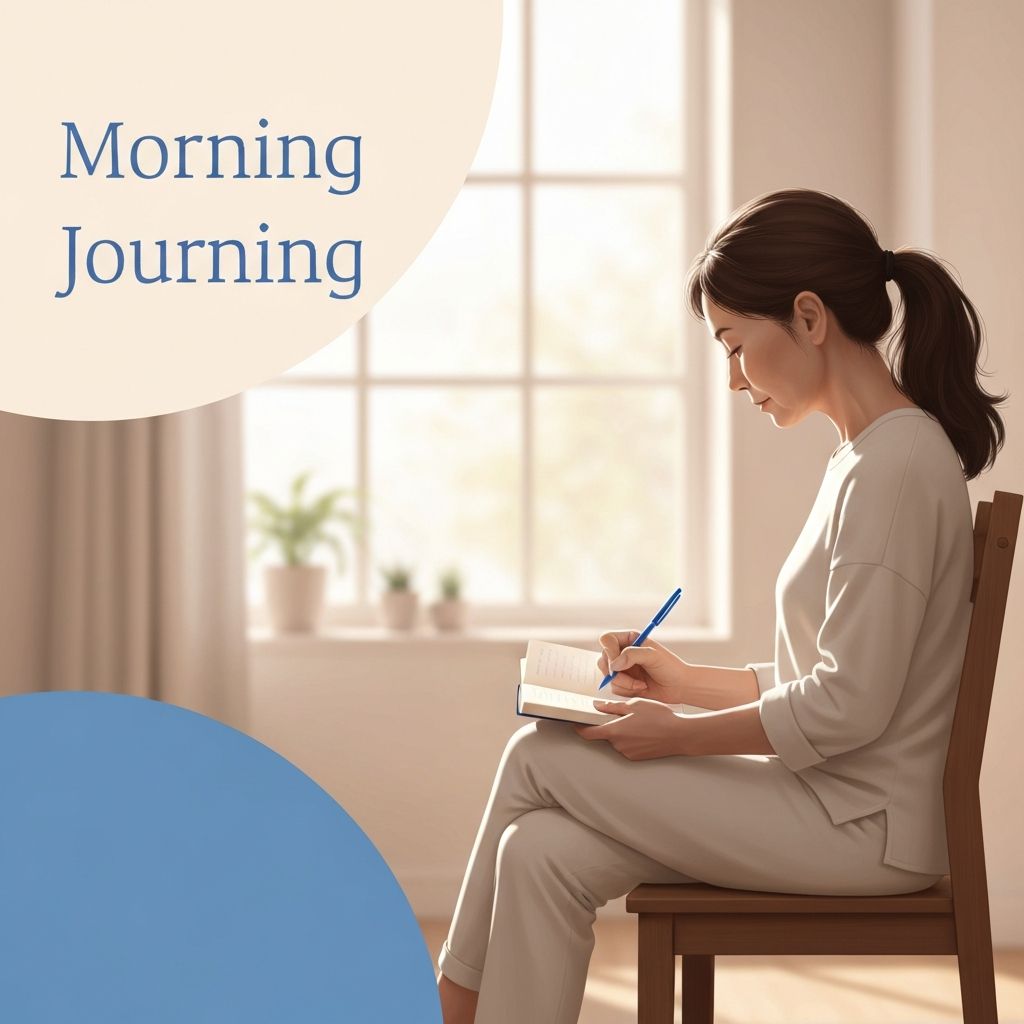 Person practicing daily wellness routine and habits